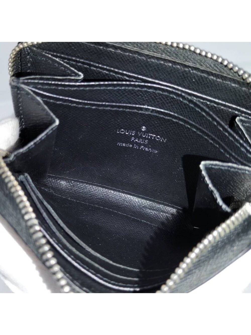 Louis Vuitton Zippy Coin Purse Epi Noir - Picture 10 of 10